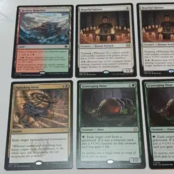 Magic The Gathering Rare Card Lot Of 8 Scavenging Ooze Ridgeline Initiate Cathar - Image 2