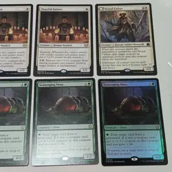 Magic The Gathering Rare Card Lot Of 8 Scavenging Ooze Ridgeline Initiate Cathar - Image 3