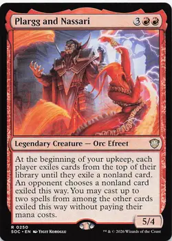 Plargg and Nassari R Commander: Secrets of Strixhaven 250 NM - Image 1