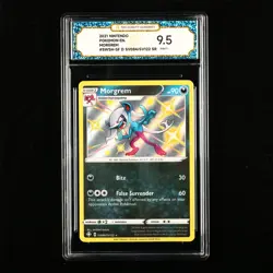 TQG 9.5 Mint+ 2021 Pokemon ENG Morgrem #SWSH-SF D SV084/SV122 SR - Image 1