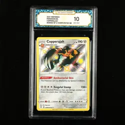 TQG 10 GEM MINT 2021 Pokemon ENG Copperajah #SWSH-SF D SVO91/SV122 SR - Image 1
