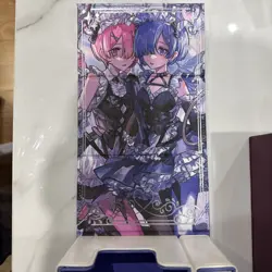 RE ZERO Mana Moon Yugioh RE:LABYRINTH DICEWINDER DECK BOX Rem Ram Emilia - Image 3