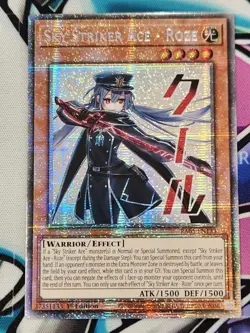 YUGIOH RA05-EN133 Sky Striker Ace - Roze STAMPED Starlight Rare 1ST EDITION - Image 1