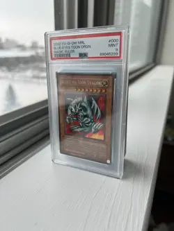 Yu-Gi-Oh Blue-Eyes Toon Dragon MRL-000 [PSA 9] Secret Rare (2002) Unlimited - Image 2