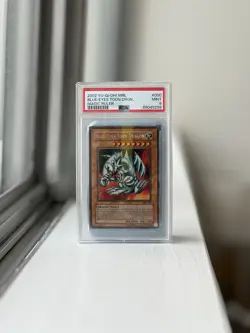 Yu-Gi-Oh Blue-Eyes Toon Dragon MRL-000 [PSA 9] Secret Rare (2002) Unlimited - Image 3