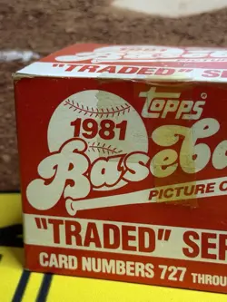 1981 Topps Traded Baseball Complete Factory Set 132 Cards Valenzuela & Raines RC - Image 2
