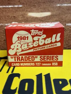 1981 Topps Traded Baseball Complete Factory Set 132 Cards Valenzuela & Raines RC - Image 4