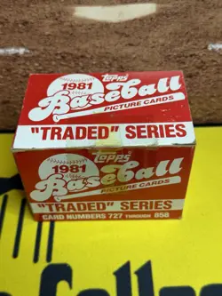 1981 Topps Traded Baseball Complete Factory Set 132 Cards Valenzuela & Raines RC - Image 5