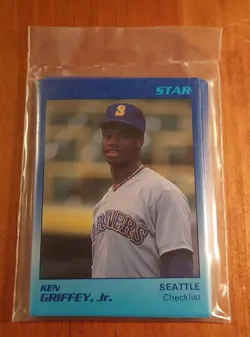 1989 STAR COMPANY KEN GRIFFEY JR ROOKIE BASEBALL SET - 11 CARDS SEALED SEATTLE - Image 1