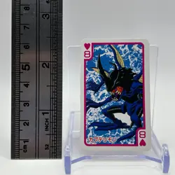 Kabuterimon Digimon Adventure TV Magazine Trump Playing Card Heart 8 TCG Japan - Image 2