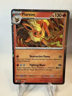 Flareon - (Cosmos Holo) Fire Promo 167 – SV: Scarlet & Violet Promo Cards NM - Image 1