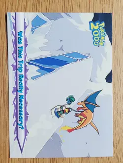Pokemon Card - "Was This Trip Really NecessaryU" Topps Movie 2000 The Movie #49 - Image 2