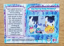 Pokemon Card - "Was This Trip Really NecessaryU" Topps Movie 2000 The Movie #49 - Image 4