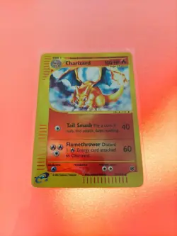REVERSE HOLO Charizard 39/165 Expedition Base Set Rare Pokemon TCG Card - Image 3