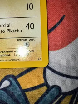 Pokemon TCG Surfing Pikachu Black Star Promo Card 26 WOTC - Image 4