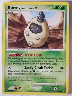 Burmy Sandy Cloak 79/132 PL - Secret Wonders Pokemon Card - Midori Harada Art - Image 1