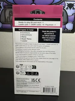 One Piece Card Game ST-11 Uta Starter Deck English Version - Factory Sealed - Image 5