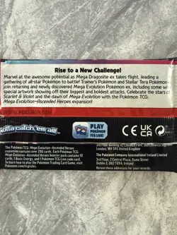 Pokemon Ascended Heroes Mega Evolution Trading Card Game Booster Pack - Image 5