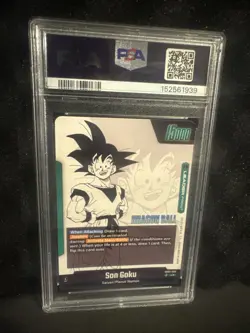 Son Goku SB02-033 Gold Leader Manga Booster 02 Dragon Ball Card English - Image 2