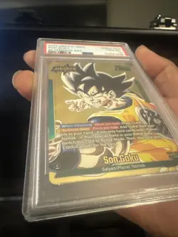 Son Goku SB02-033 Gold Leader Manga Booster 02 Dragon Ball Card English - Image 4