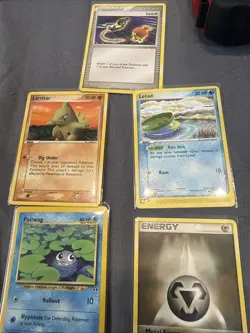 lot of 20 pokemon cards vintage includes energy, poliwag, lotad, larvitar, etc - Image 1