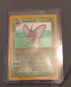 Venomoth 13/64 Jungle Unlimited Holo Rare Pokemon TCG Card English 1999 - Image 3