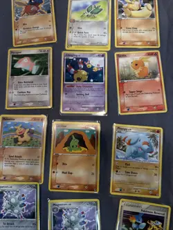 Lot of 15 vintage pokemon cards trainers, arbok, kakuna, magneton, phanpy, etc. - Image 1