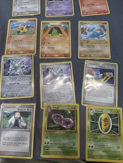 Lot of 15 vintage pokemon cards trainers, arbok, kakuna, magneton, phanpy, etc. - Image 2