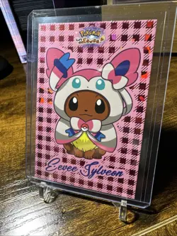 Pokemon Let’s Go Eevee! Card Database Eevee Sylveon Red Ice Holo - Image 2