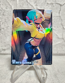 Canary Trading Card Waifu Goddess Story Anime Girl holo Karte Manga Full Art - Image 1