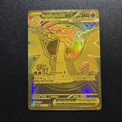 Pokemon Card - Charizard x EX 130/094 Me02: Phantasmal Flames Holo Gold - M/NM - Image 1