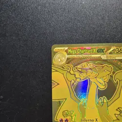 Pokemon Card - Charizard x EX 130/094 Me02: Phantasmal Flames Holo Gold - M/NM - Image 2