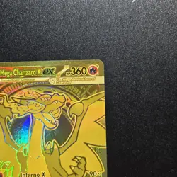 Pokemon Card - Charizard x EX 130/094 Me02: Phantasmal Flames Holo Gold - M/NM - Image 3