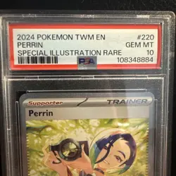 PSA 10 Perrin 220/167 Special Illustration Rare Twilight Masquerade ENGLISH Card - Image 2