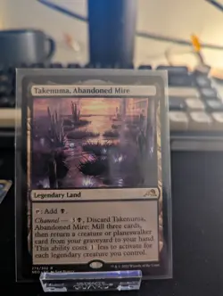 MTG TAKENUMA, ABANDONED MIRE 278/302 NEO RARE REGULAR NM/MINT BP - Image 1