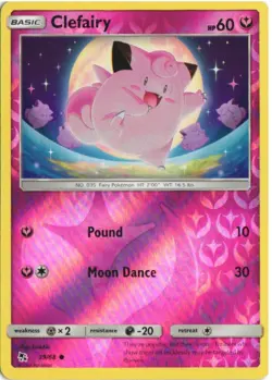 Clefairy (39) Reverse Holo #39/68 - Hidden Fates - NM - Image 1