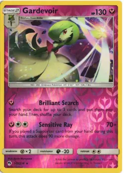 Gardevoir Reverse Holo #141/214 - SM - Lost Thunder - NM - Image 1