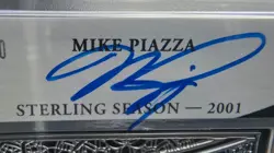 🔥 2/10 🔥 MIKE PIAZZA 2023 Topps Sterling AUTO RELIC BLUE #SSAR-PIA Mets HOF 💎 - Image 1