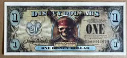 2007 Disney Dollar Pirates Of the Caribbean Black Pearl Uncirculated - Image 1