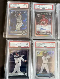 *HUGE* 19 Card PSA Graded AUTO’S Patches #’d MLB NBA Lot Great Value For Resell - Image 3