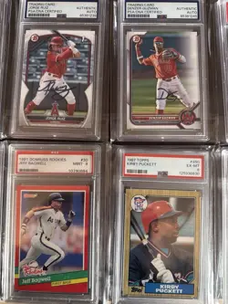 *HUGE* 19 Card PSA Graded AUTO’S Patches #’d MLB NBA Lot Great Value For Resell - Image 4