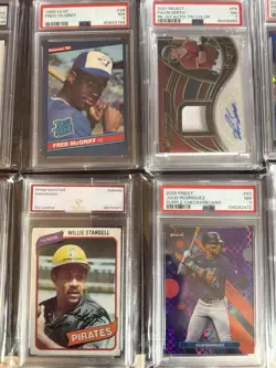 *HUGE* 19 Card PSA Graded AUTO’S Patches #’d MLB NBA Lot Great Value For Resell - Image 5