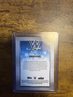 Wwe Topps Chrome 2026 Roman Reigns Base Card - Image 2