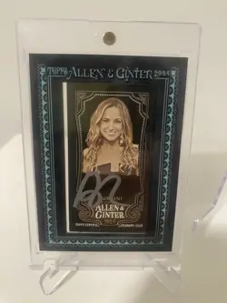 2024 Topps Allen & Ginter Framed Mini Auto Dianna Russini #MA-DR Black Frame /25 - Image 1