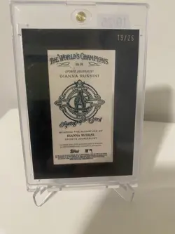 2024 Topps Allen & Ginter Framed Mini Auto Dianna Russini #MA-DR Black Frame /25 - Image 2