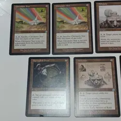 Magic The Gathering Retro Frame Artifact Card Lot Of 7 Ornithopter Drum Star - Image 2