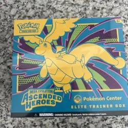 Pokemon TCG Ascended Heroes Pokemon Center ETB SEALED 🚚✅ Tiny Damage (See Pic) - Image 1