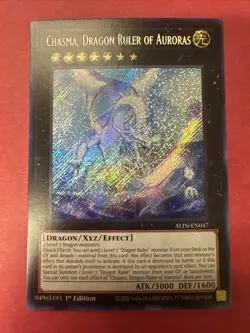 Chasma, Dragon Ruler of Auroras Yu-Gi-Oh! Trading Card ALIN-EN047 - Image 1