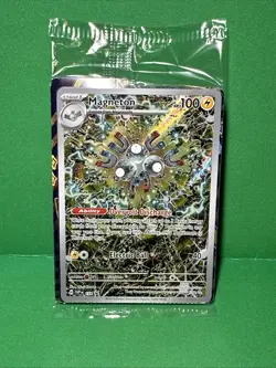 Pokemon Surging Sparks Magneton 159 ETB Promo Card Sealed Holo Sealed Promo - Image 1