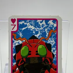 Tentomon Digimon Adventure TV Magazine Trump Playing Card Heart 7 TCG Japan - Image 3